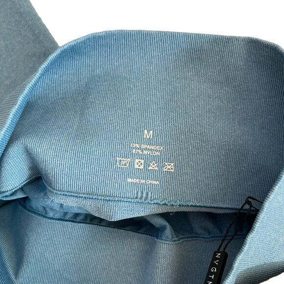 NVGTN Women's Contour Seamless Leggings Pastel Blue M NWT‎ Compression Gymfit - Picture 5 of 7